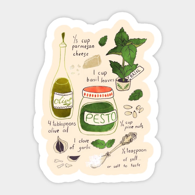 Recipe Sticker by Lidiebug